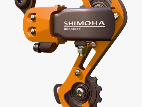 Bicycle Derailleur Speed Changer M1 3Dモデル