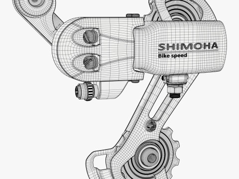 Bicycle Derailleur Speed Changer M1 3Dモデル