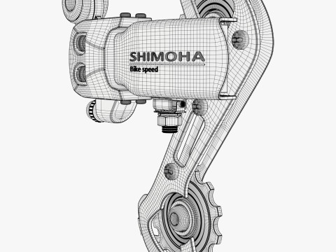 Bicycle Derailleur Speed Changer M1 3Dモデル