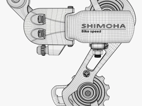 Bicycle Derailleur Speed Changer M1 3D Model