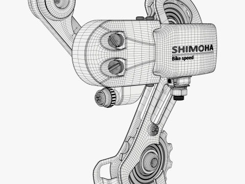 Bicycle Derailleur Speed Changer M1 3Dモデル