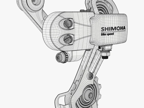 Bicycle Derailleur Speed Changer M1 3D Model