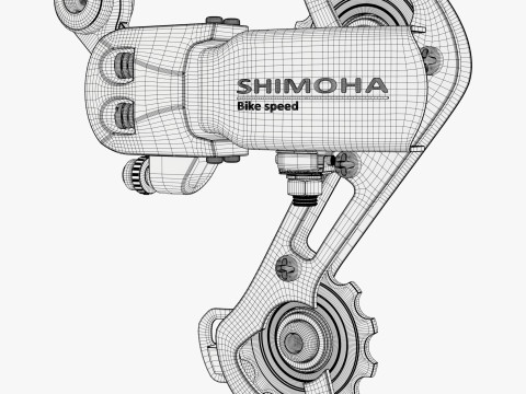 Bicycle Derailleur Speed Changer M1 3Dモデル