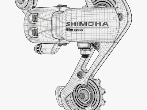Bicycle Derailleur Speed Changer M1 3D Model