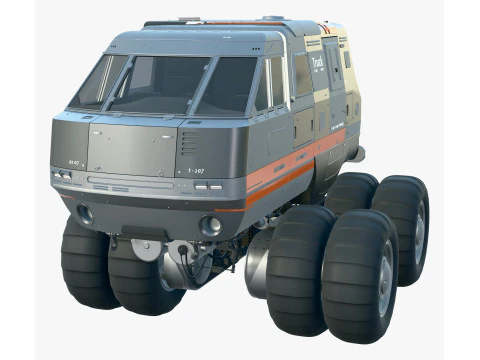 Veicolo da esplorazione fantascientifica M1 Modello 3D