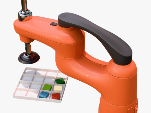 SCARA Robot with Vacuum Gripper M1 3D Model