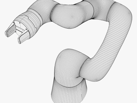 Braccio manipolatore robot collaborativo M1 Modello 3D