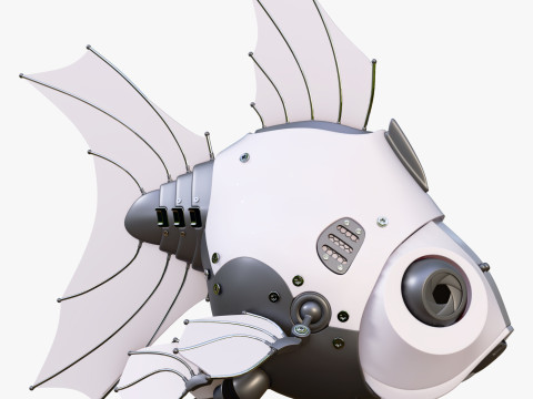 Drone Ikan Bionik SciFi M1 Model 3D