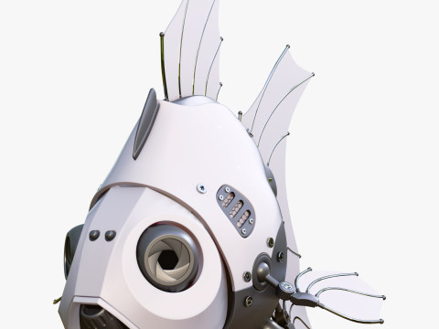 Drone Ikan Bionik SciFi M1 Model 3D