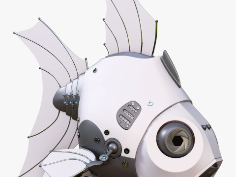 Drone Ikan Bionik SciFi M1 Model 3D