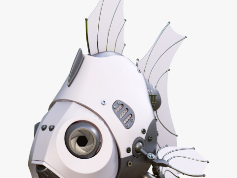 Drone Ikan Bionik SciFi M1 Model 3D