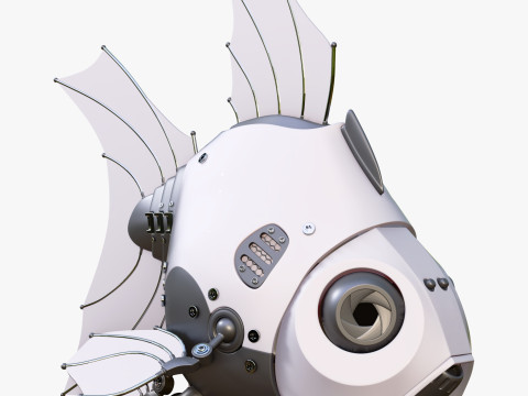 Drone Ikan Bionik SciFi M1 Model 3D