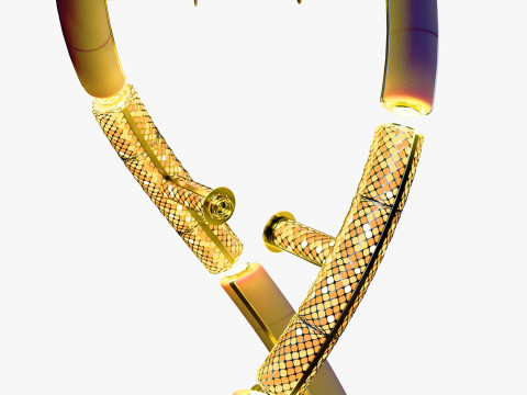 Techno-DNA-structuur M1 3D Model