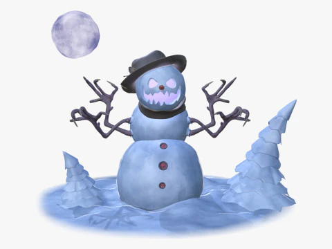 &Uuml;rpertici K&ouml;t&uuml; Kardan Adam M1 3D Model