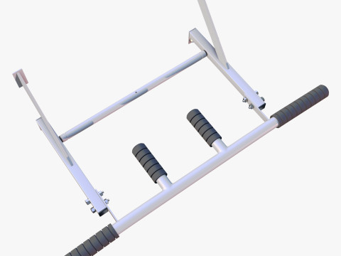 वॉल माउंटेड पुल अप बार एम1 3D मॉडल