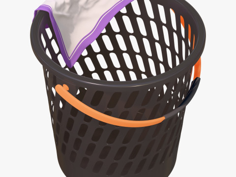 플라스틱 세탁 바구니 M1 3D 모델