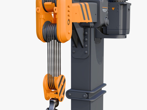 Robot Industri Jib Crane M1 Model 3D