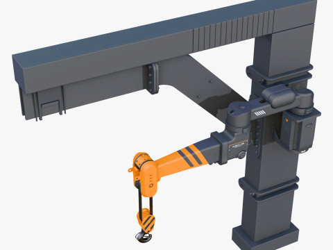Robot Industri Jib Crane M1 Model 3D