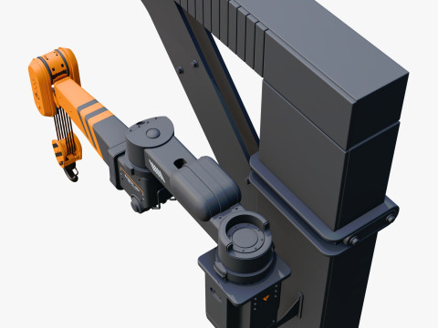 Robot Industri Jib Crane M1 Model 3D