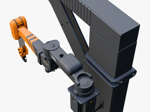Industrial Robotic Jib Crane M1 3D Model