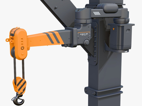 Robot Industri Jib Crane M1 Model 3D