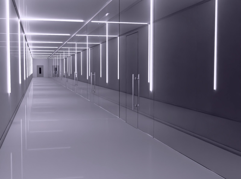 Modern Light Hallway M1 3D Model .c4d .max .obj .3ds .fbx .stl .blend 