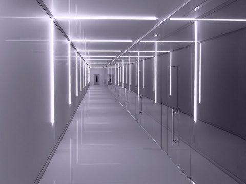 Modern Light Hallway M1 3D Model