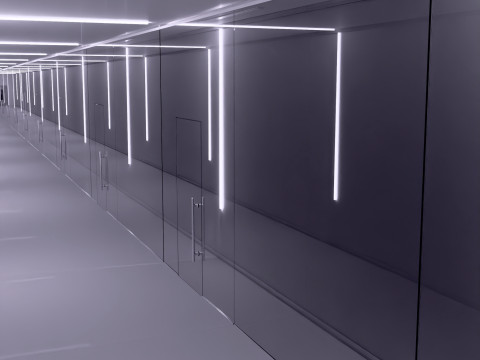 Modern Light Hallway M1 3D Model