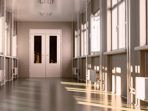 Corridoio edilizio M1 Modello 3D