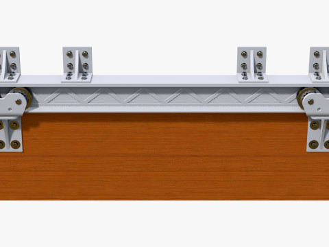 移门机构M1 3D 模型