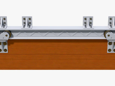 Schiebet&uuml;rmechanismus M1 3D Modell
