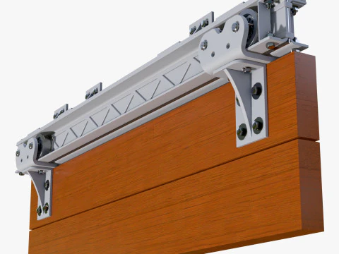 Schiebet&uuml;rmechanismus M1 3D Modell
