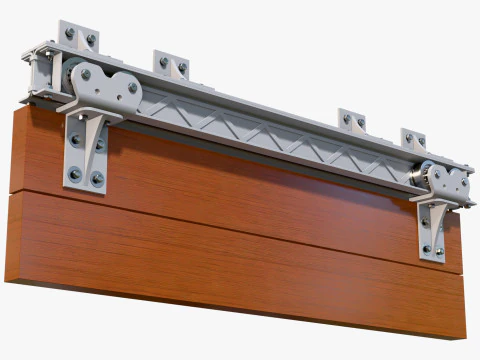 Schiebet&uuml;rmechanismus M1 3D Modell
