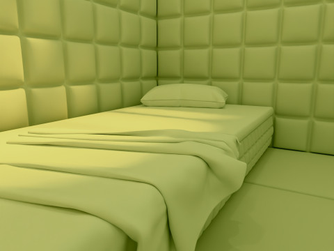 精神病院软垫室M1 3D 模型