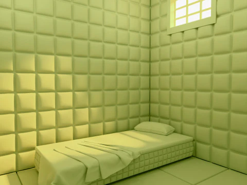 Mental Hospital Padded Room M1 3D Model