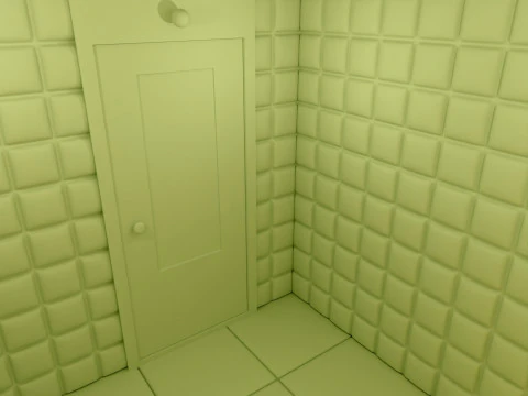 Mental Hospital Padded Room M1 3D Model