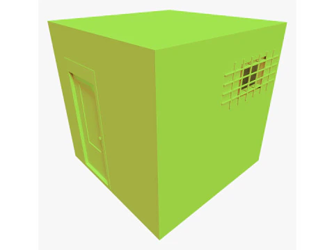Mental Hospital Padded Room M1 3D Model