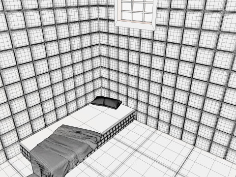 精神病院软垫室M1 3D 模型