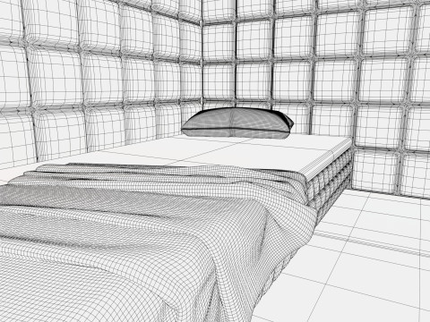 精神病院软垫室M1 3D 模型