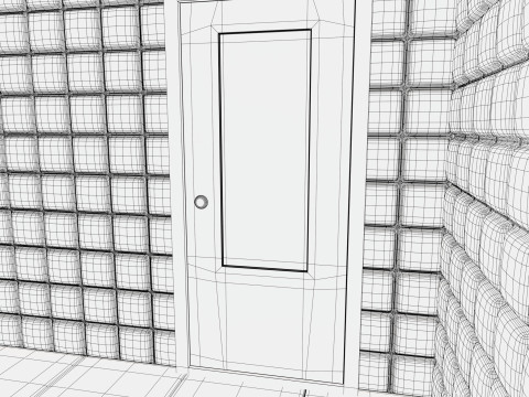 精神病院软垫室M1 3D 模型