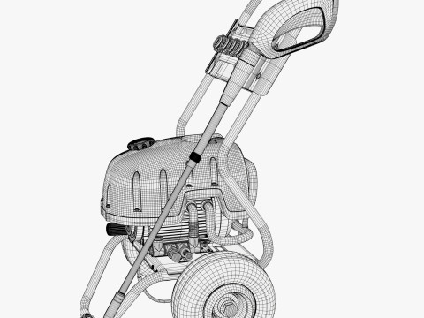 Portable Pressure Washer M1 3D Model