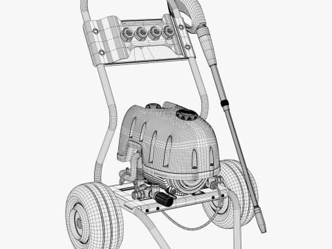 Portable Pressure Washer M1 3D Model