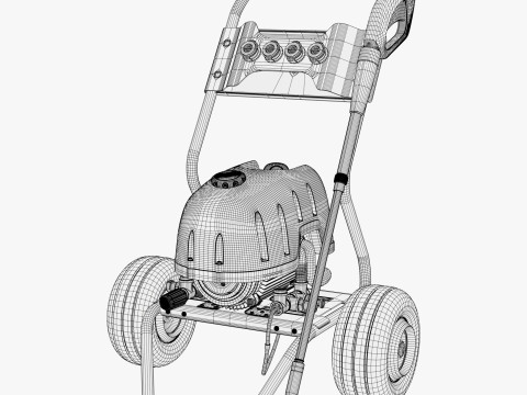 Portable Pressure Washer M1 3D Model