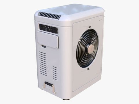 便携式空调M1 3D 模型