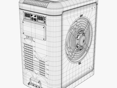 Aire acondicionado portátil M1 Modelo 3D