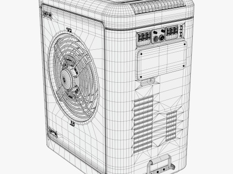 Aire acondicionado portátil M1 Modelo 3D