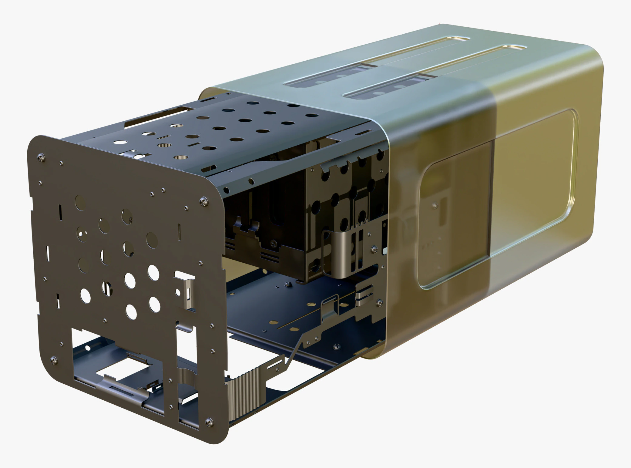Mini-pc-behuizing M1 3D Model .c4d .max .obj .3ds .fbx .stl .blend 