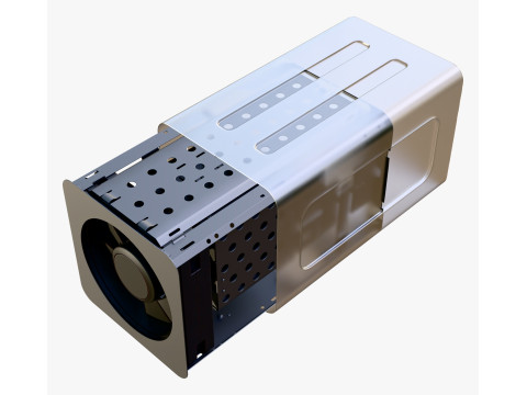 Mini obudowa komputera osobistego M1 Model 3D