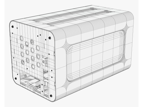 Mini obudowa komputera osobistego M1 Model 3D