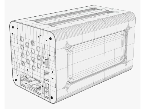 Mini-pc-behuizing M1 3D Model